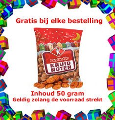 Gratis zakje Bolletje kruidnootjes bij uw bestelling!