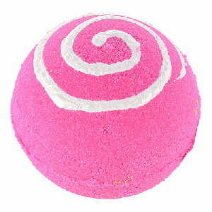 Bath Ball Pink Swirl