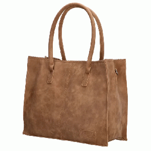 Zebra Natural Bag Lisa Camel Suedine