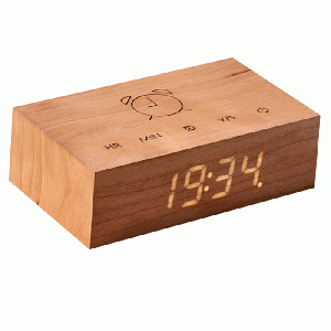 Gingko - Flip Click Clock Cherry