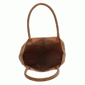 Zebra Natural Shopper Camel Suedine