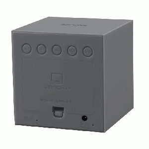 Gingko - Gravity Cube Click Clock Grey