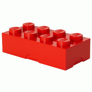 Lego Lunchbox Classic Brick 8 - Rood