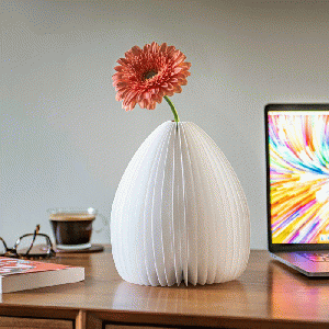 Smart Vase Light Bamboo