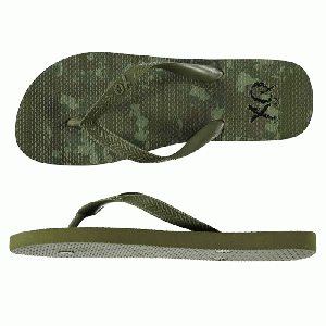 XQ Footwear - Flip Flops Teenslippers Heren army green - maat 45