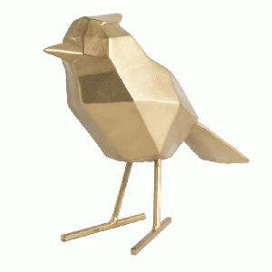 Statue Bird Large Gold