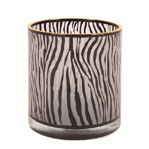 Baroque House of Classics - Theelichthouder Zebra Black & White 10 cm