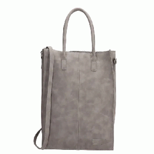 Zebra Trends - Zebra Natural Bag Rosa XL Middengrijs Suedine