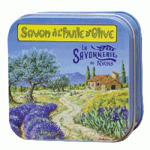 Parfums de Provence - Blikje Savon de Marseille zeep Provence