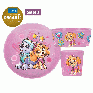 Paw Patrol Ontbijtset Connect (3-delig) - Roze