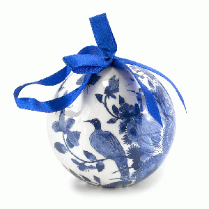 Museum Editions - Kerstbal Delfts Blauw in cadeaudoosje