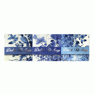 Museum Editions - Zeepset Delfts Blauwe Tegels 3 x 80 gram