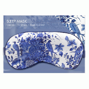 Slaapmasker Delfts Blauwe Vogels