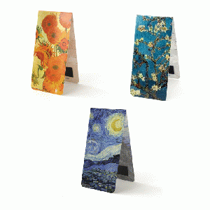 Magnetische boekenleggers Vincent van Gogh (3 stuks)