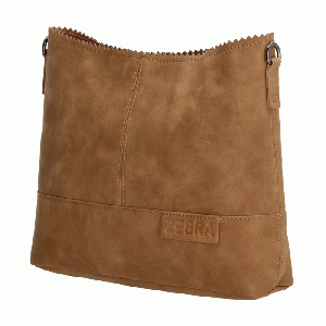 Schoudertas Merel Camel Suedine