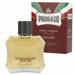 Proraso Sandalwood Aftershave Lotion 100 ml (voor zware baardgroei)