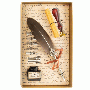 Museum Editions - Luxe kalligrafie set met waxstempel