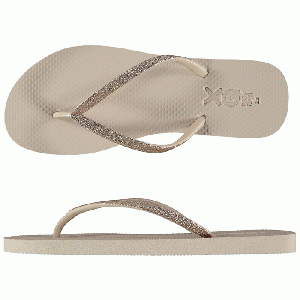 XQ Footwear - Flip Flops Teenslippers Dames glitter zand - maat 38