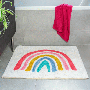 Badmat Regenboog (80 x 50 cm)