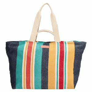 PE Florence - Strandtas Multi Stripes