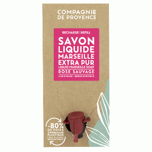 Compagnie de Provence - Savon de Marseille vloeibare handzeep Extra Pur Rose Sauvage 3 liter eco-navulling