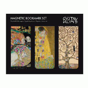 Museum Editions - Magnetische boekenleggers Gustav Klimt (3 stuks)