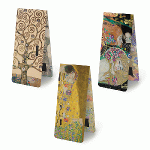 Magnetische boekenleggers Gustav Klimt (3 stuks)