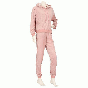 Huispak dames Effen licht roze - maat S/M