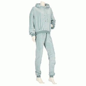 Huispak dames Effen pastel groen - maat S/M