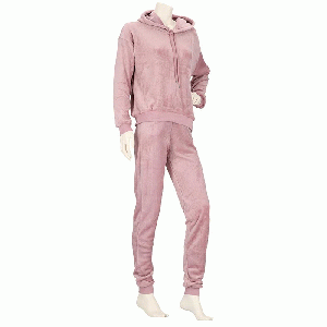 Huispak dames Effen oud roze - maat L/XL