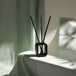 Ipuro Scented Sticks & Vase Set Black Bamboo (zwart)