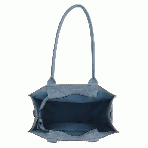 Zebra Shopper Merel met rits Licht Blauw