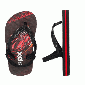 XQ Footwear - Flip Flops Teenslippers Boys Racewagen - maat 19/20 (met hakbandje)