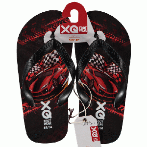 XQ Footwear - Flip Flops Teenslippers Boys Racewagen - maat 25/26