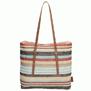 PE Florence - Strandtas Multi Color Stripes