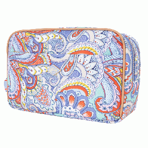 Chloe Pocket Cosmetic Bag - Wedgewood