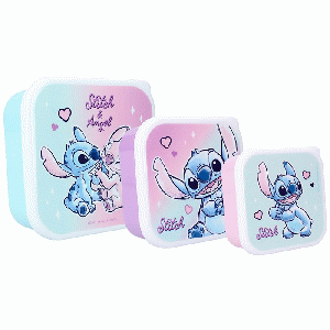 Disney - Stitch Snackbox Let's Eat! (3-delig)