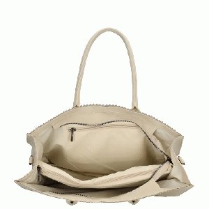 Zebra Natural Bag Lisa XL Crème Suedine