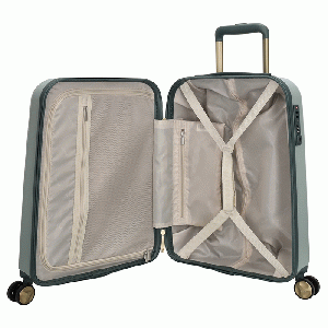 Charm London Travel Trolley Handbagage Koffer S - Lichtgroen