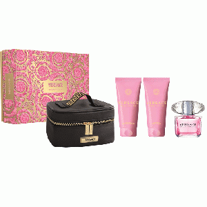 Versace - Bright Crystal 90 ml + beauty case geschenkset