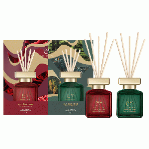 Geurdiffuser Ipuro Whispering Rose & Emerald Forest 2 x 50 ml geschenkset