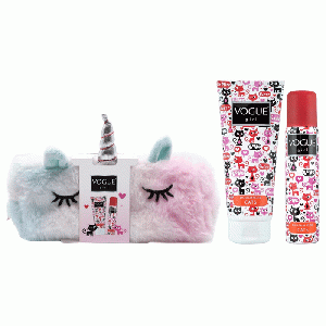 Vogue Girl Cats geschenkset met Unicorn toilettasje