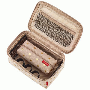 Beautycase geschenkset Metallic Dots Coffee