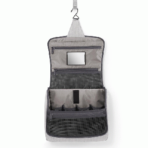 Toiletbag XL Herringbone Grey