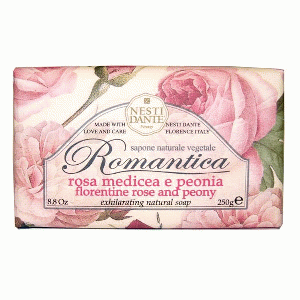 Nesti Dante - Sapone Romantica: Florentijnse rozen & Pioenroos zeep 250 gr