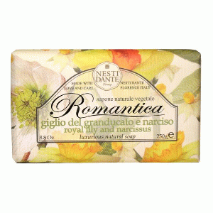 Nesti Dante - Sapone Romantica: Lelie & Narcis zeep 250 gr