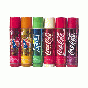 Coca Cola Vintage Bottle Lipbalm Set