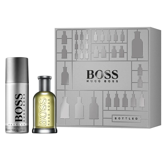 Boss Bottled 50 ml + deodorant spray geschenkset Hugo Boss Parfumania