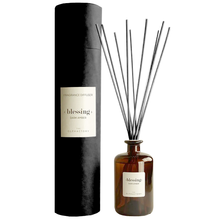 The Olphactory - XXL 500 ml - luxe geurstokjes - Diffuser - Blessing, Dark Amber - 500 ml