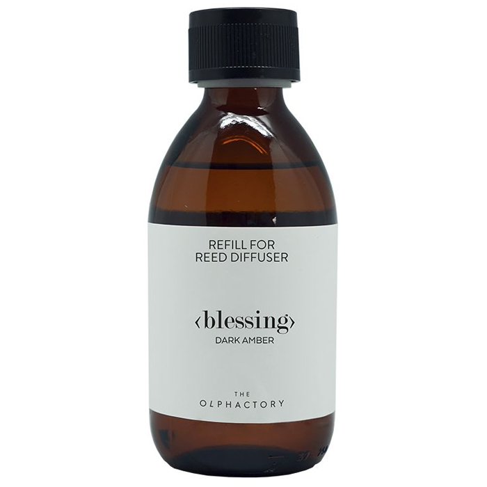 Refill 250 ml. – The Olphactory – Dark Amber - Blessing - navulling t.b.v. geurstokjes